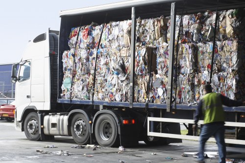 Team handling hazardous waste disposal